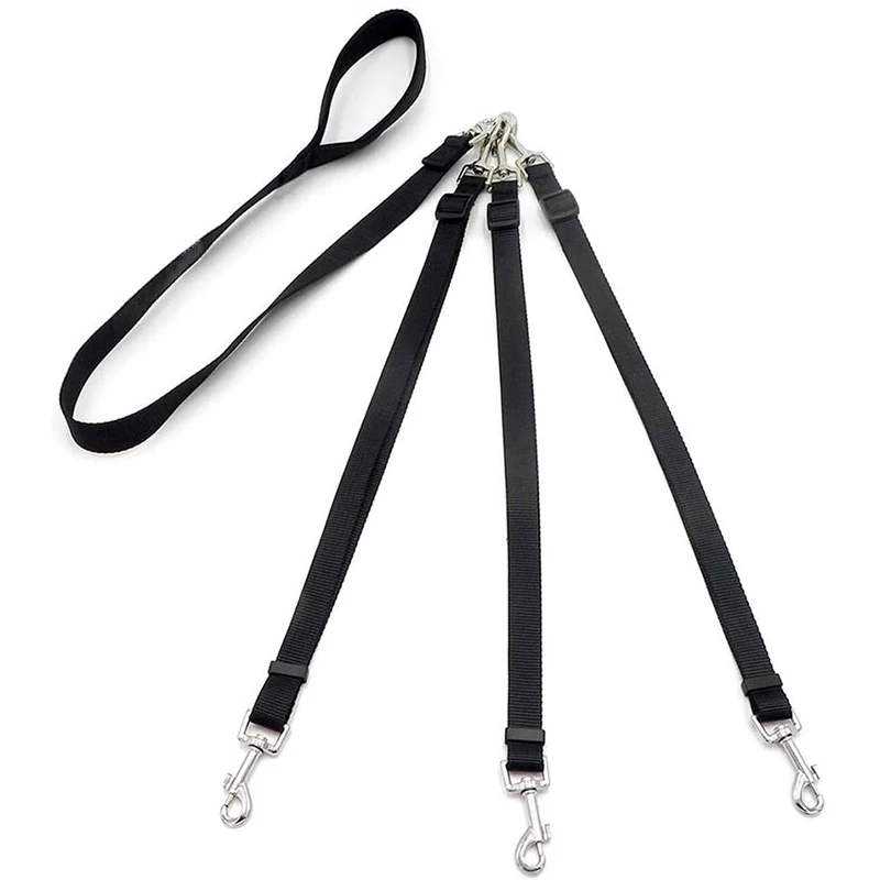3 In 1 Durable Nylon Dog Leash with Padded Handle Three- Way Pet Leash Adjustable Detachable Lead for Small Medium Large Dogs - Image 16