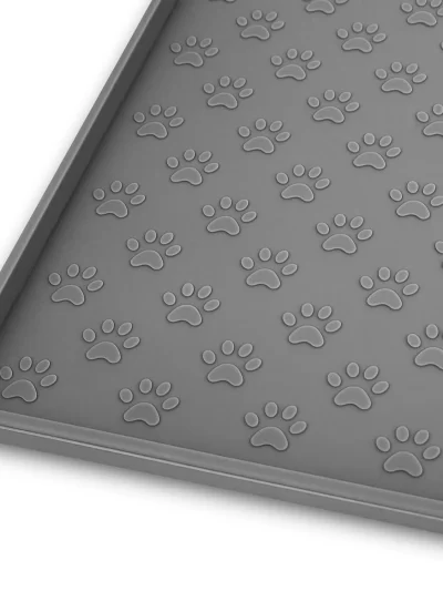Pet Placemat for Dog and Cat, Mat for Prevent Food and Water Overflow, Suitable for Small, Medium and Big Pet, Silicone