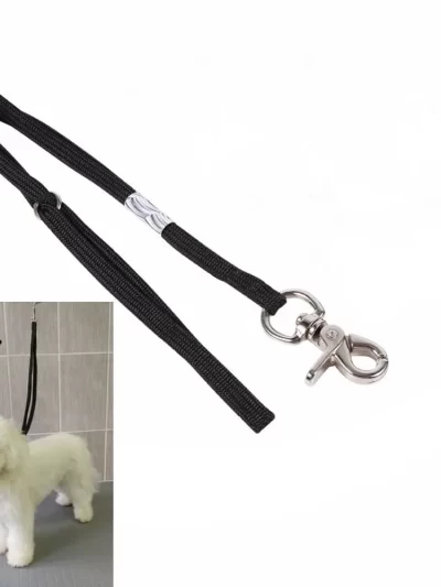 Pet Accessories Durable Restraint Rope Harness Animal Cat Nylon Rope Dogs Leash Noose Loop Lock Clip Rope