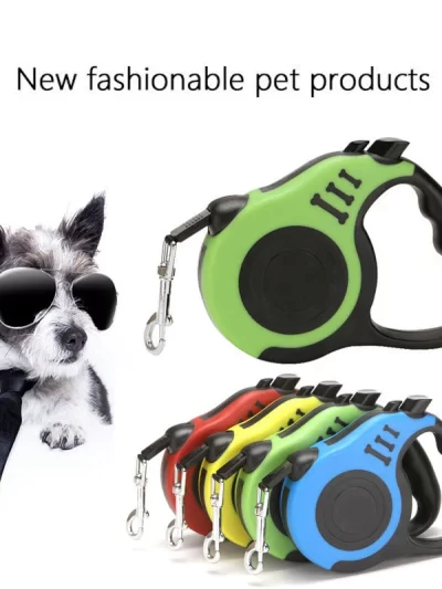 Pet leash small and medium-sized dogs and dogs automatic telescopic traction device portable dog walking pet supplies
