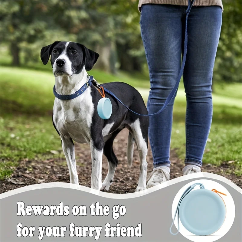 1Pcs Pet Supplies Silicone Dog Food Bag Outdoor Training Dog Training Dog Treat Training Pouch Waterproof Dog Snack Training Bag - Image 10