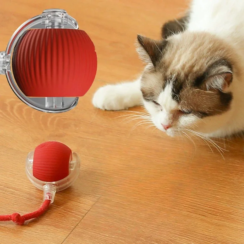 Smart Ball Cat toys Rechargeable Pet Interactive Automatic Rolling Ball Cats Intelligence Electric Training Toy Imitate Mouse - Image 6
