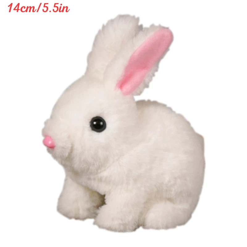 Cute Electric Rabbit Interactive Plush Toys Bunny With Carrot Walking Wiggle Ears Wag Tail Stuffed Peluche Doll Birthday Gifts - Image 16