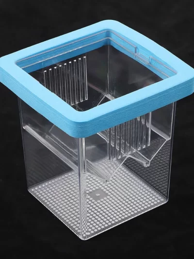 Acrylic Floating Fish Breeding Box Square Clear Aquarium Breeder Feeder Adjustable Aquarium Fish Breeding Box