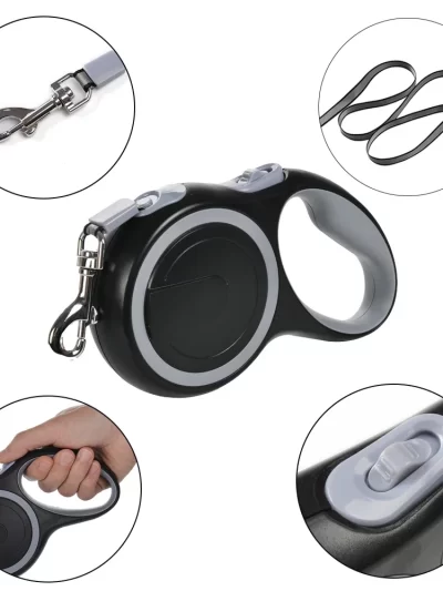5M Retractable Long Leash Pet Leashes for Small Medium Big Dogs Outdoor Puppy Cats Rope