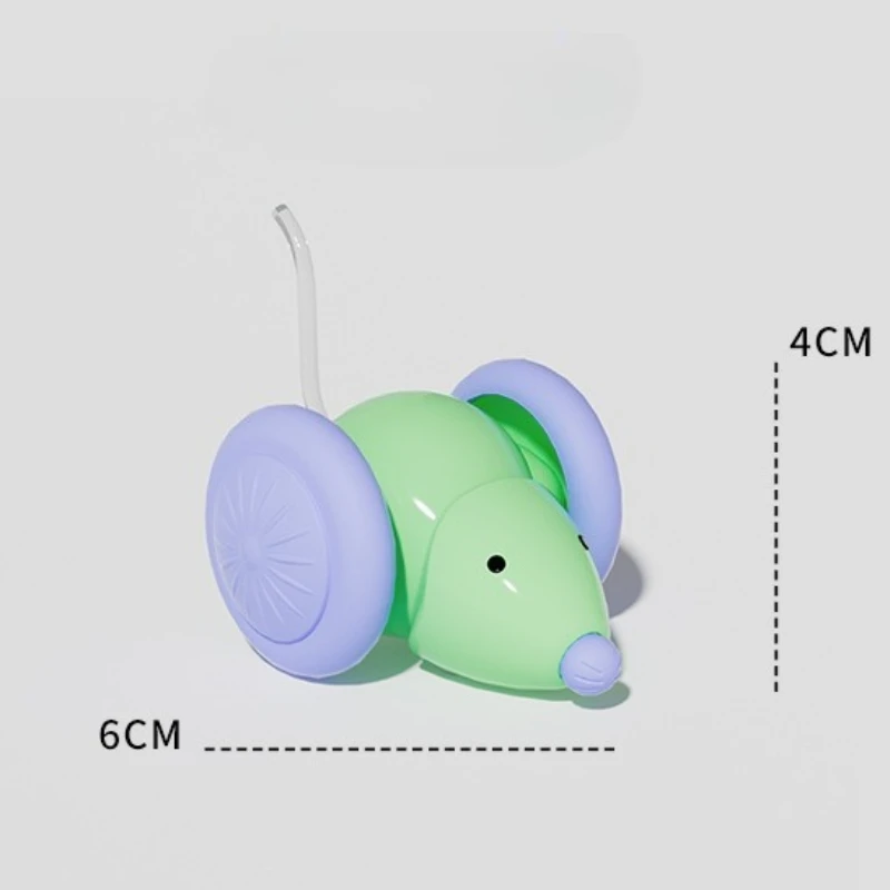 Electric Mouse Car Interactive Cat Toy Rechargeable Automatic Kitten Toy Intelligent Obstacle Avoidance Cat Accessories - Image 8