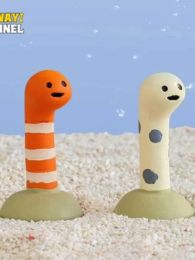 2 Pcs/set Aquarium Decor Accessories Cute Animal Bookshelf Decoration Home Decoration Landscaping Ornament Fish Tank Decoration