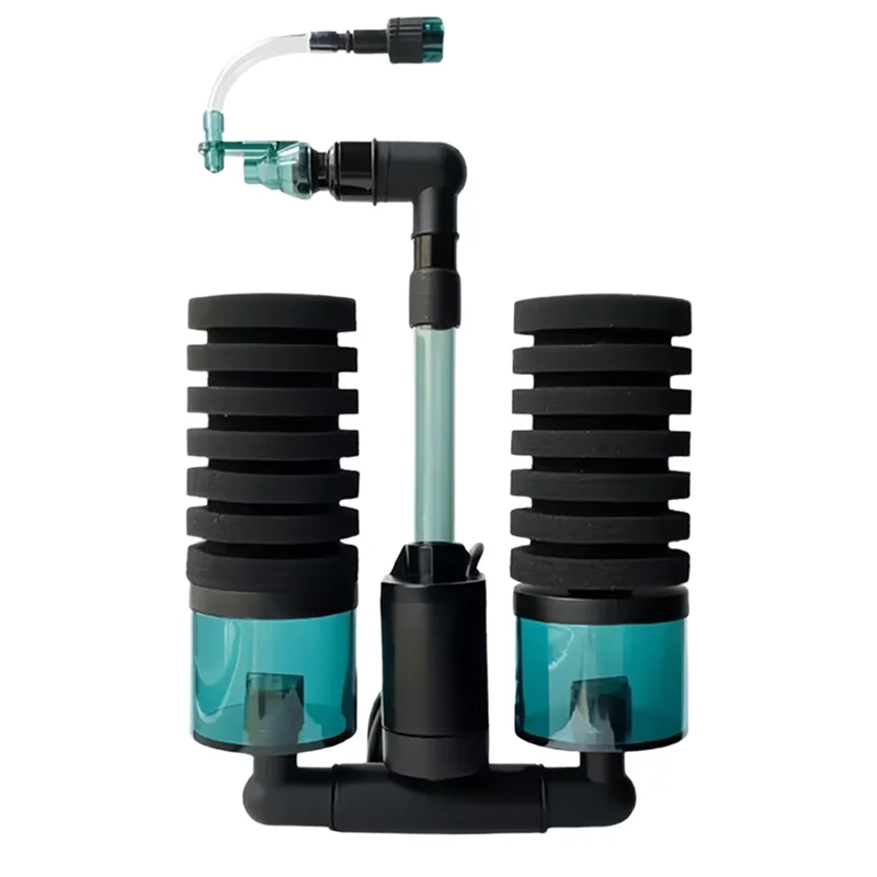 ABJN-USB Aquarium Filter With Electric Water Pump Air Pump Skimmer Biochemical Sponge For Fish Tank Bio Filter - Image 5