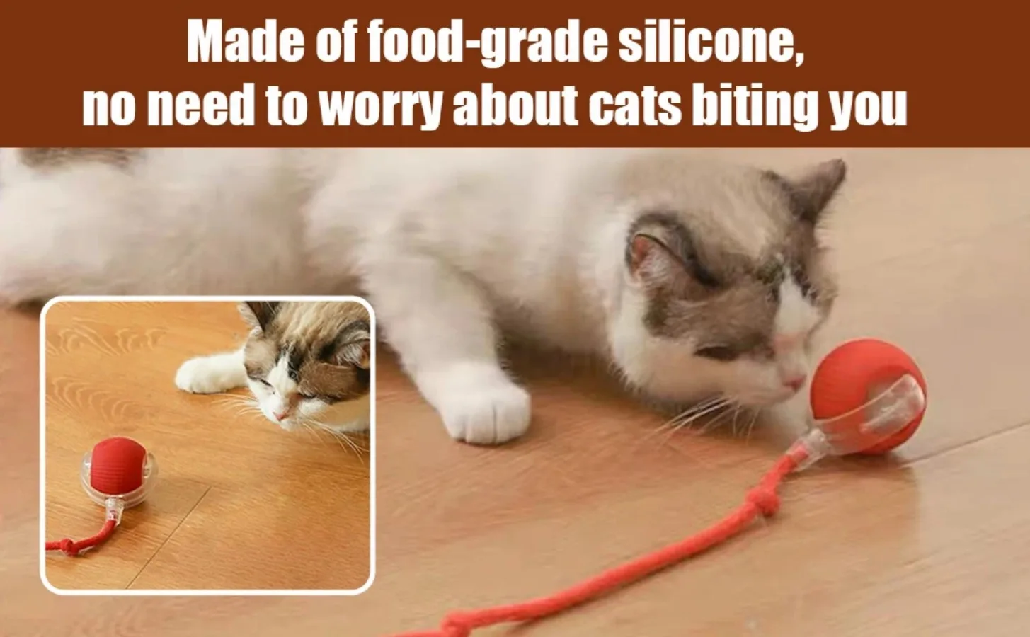 Auto Electric Rolling Ball Interactive Toys for Cats/Kitty Pets, Smart Automatic Teaser, USB Rechargeable - Image 14