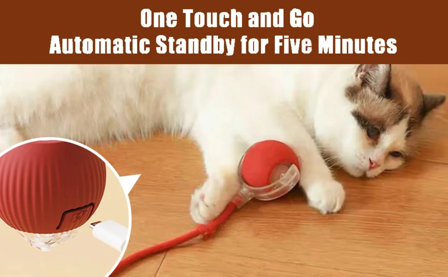 Auto Electric Rolling Ball Interactive Toys for Cats/Kitty Pets, Smart Automatic Teaser, USB Rechargeable - Image 12