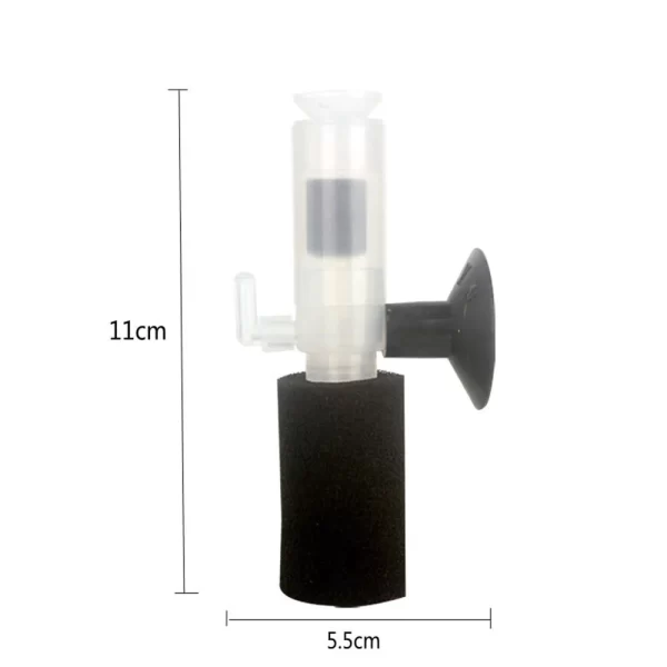 Fish Tank Filter Aerator Mini Aquarium Bio Sponge Filter Media Multi Layers Internal Filter for Small Fish Tank Air Pumps - Image 7
