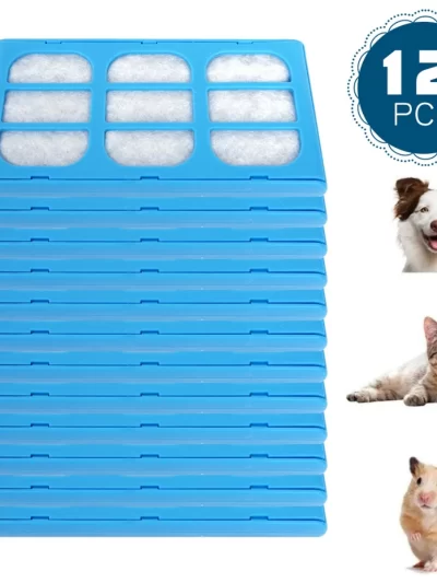 12 PCS Fountain Accessories Pet Water Fountain Filter Replacement Water Filter Cartridges Compatible with Cat Dog Mate Fountains