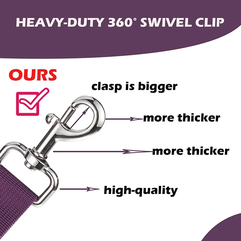 Dog Collar Pet Grooming Loops Safety Rope Leash Leads Dog Accessories Nylon Restraint Noose Solid Color Pet Supplies Adjustable - Image 5