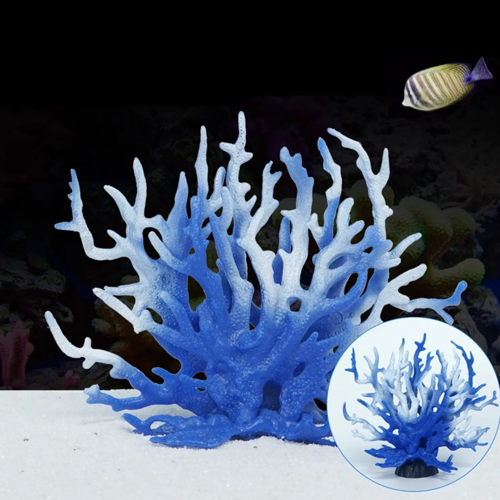 Fish Tank Coral Ornament Simulation Coral Tree Small Sea Water Tank landscaping Fish And Shrimp Evacuation House Decoration - Image 3