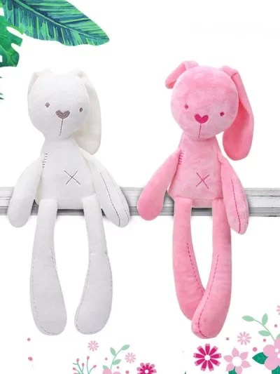42CM Cute Rabbit Doll Baby Soft Plush Toys For Children Appease Sleeping Crib Stuffed Animal Baby Toys For Infants Birthday Gift