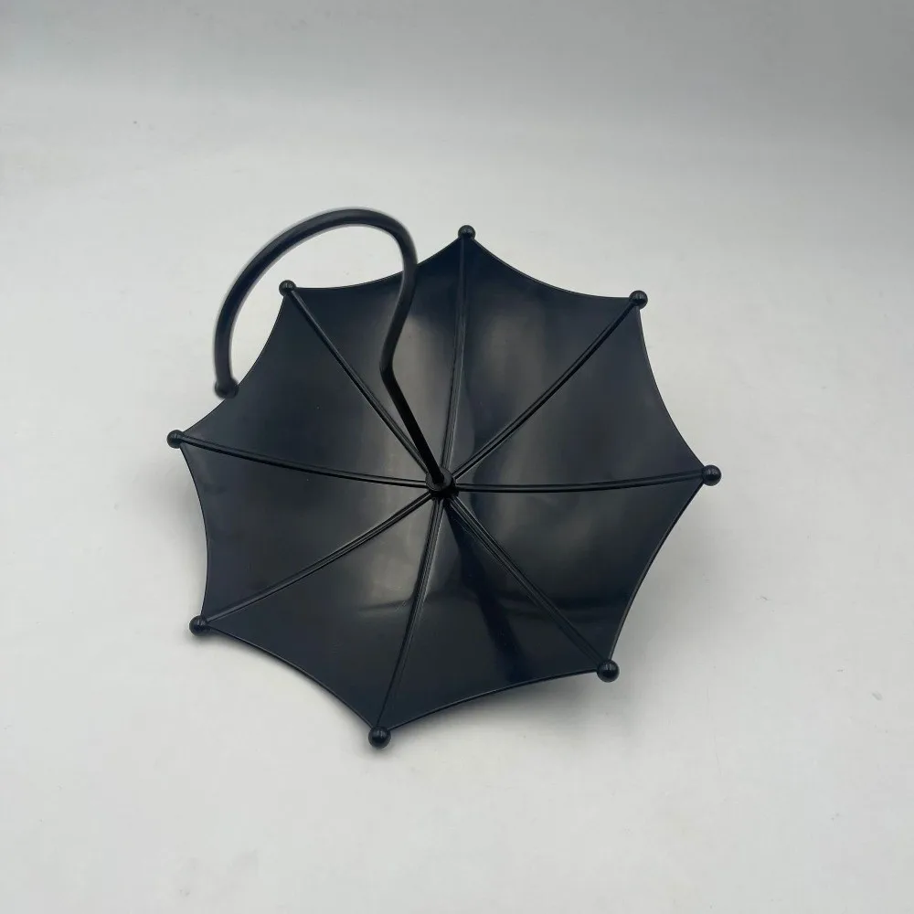 Umbrella Design Bird Feeding Tray Yard Decorations Garden Ornaments Hanging Bird Feeder Round Weatherproof Bird Bath Feeder - Image 2