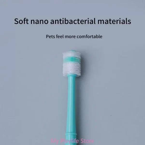 Small Pet Toothbrush for Dogs Cat Teeth Cleaning Kits Soft Silicone Bristle Dog Toothbrush Dental Care Puppy Tooth Brush - Image 4