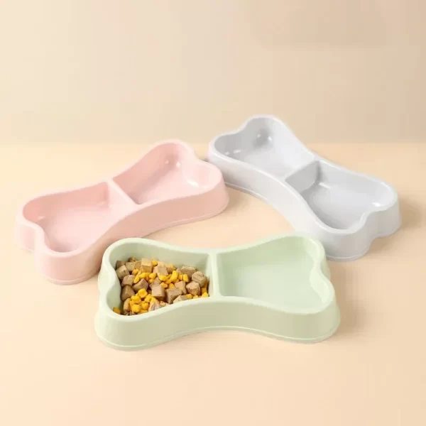 Puppy and kitten feeding supplies dual pet bowl dog food pet water dish feeder small dog - Image 2