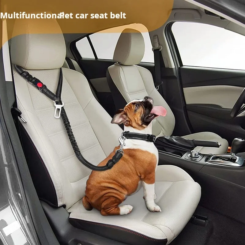 Dog Leash Pet Car Safety Buckle Multi-functional Walking Dog Rope Small Dog Big Dog Car Pet - Image 14
