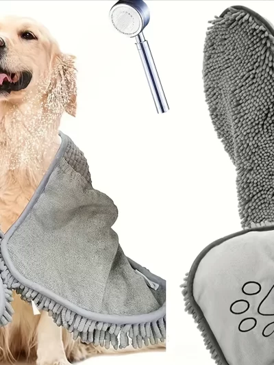 Pet Bath Towel, Specially Designed For Dogs, Quickly Absorbs Water, Cat And Dog Bath Towel