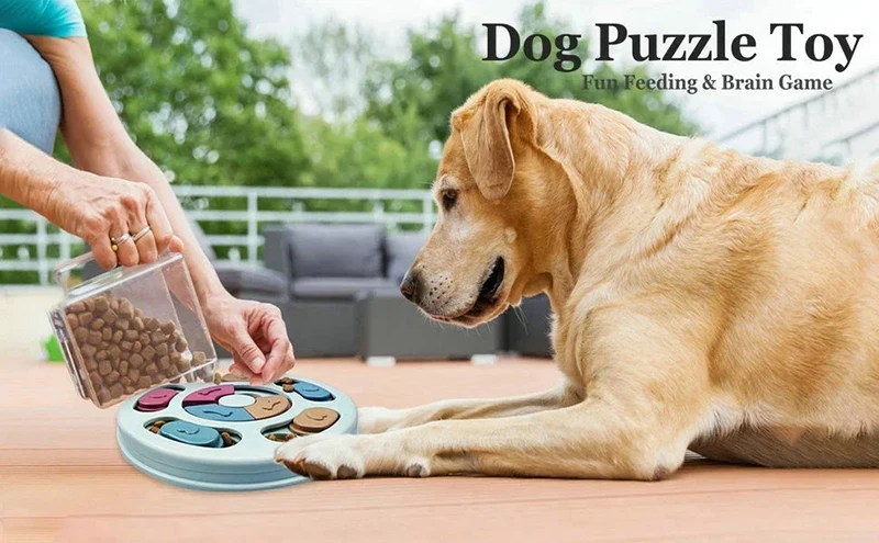 Dog Puzzle Toys Slow Feeder Interactive Increase IQ Food Dispenser Non-Slip Slowly Eating Bowl Cat Dogs Food Games - Image 14