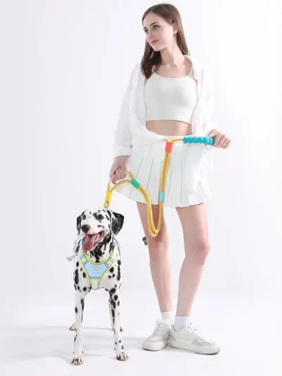 Versatile Pet Traction Leashes with Foam Handle Hand Free Dog Leash for Pet Walking Running Adjustable Sizes Pet Supplies