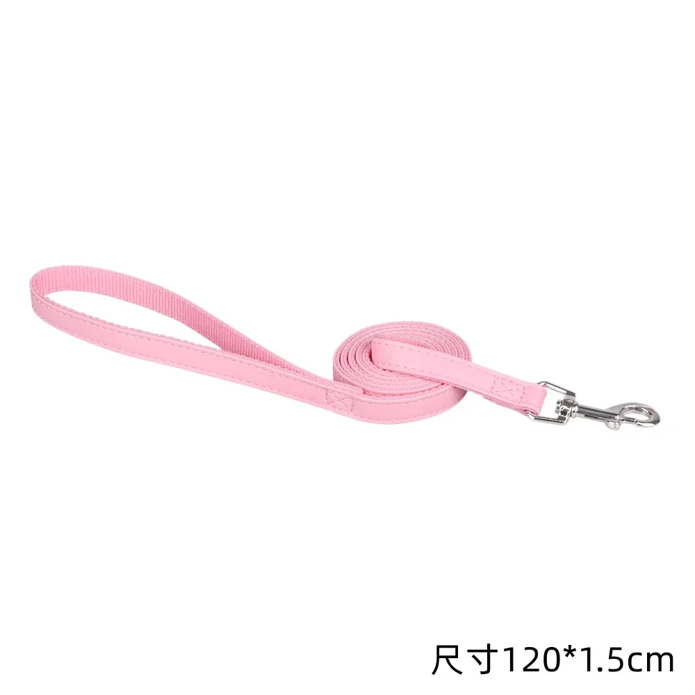 Small Dog Leash Soft Suede Leather Dog Leashes For Chihuahua Yorkishire Pug Small Dogs Cats Walking Leash Pink - Image 10