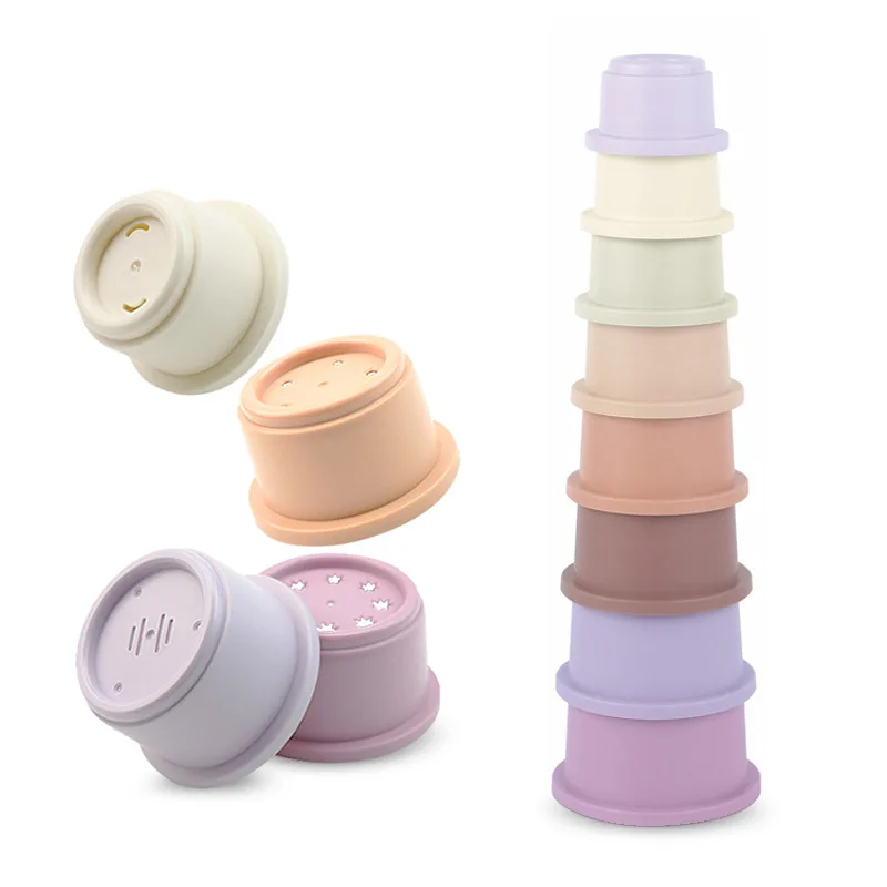 Stacking Cups Toy For Rabbits Multi-Colored Reusable Small Animals Puzzle Toys For Hiding Food Playing Bunny Accessories Pet - Image 17