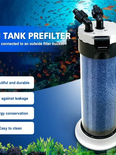 Fish Tank Prefilter External Filter Barrel Atman Pre-Filter Canister Water Purification Equipment  Aquarium Filter Bucket