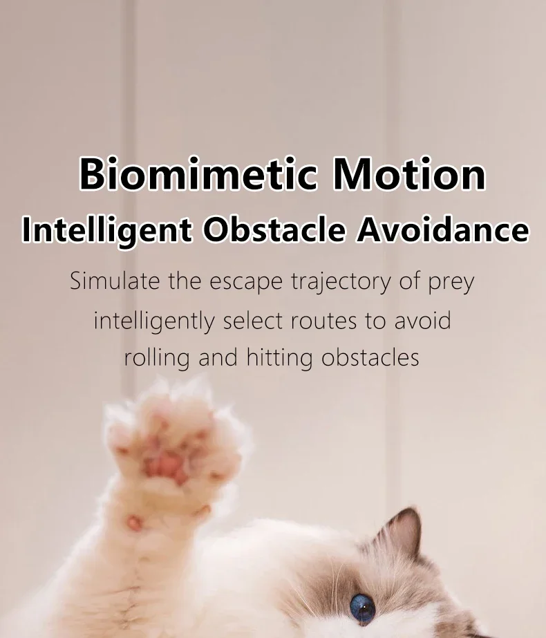 Cat Interactive Ball Smart Pet Cat Toys Indoor Automatic Rolling Magic Ball Electronic Interactive Cat Toy Game Accessories - Image 13