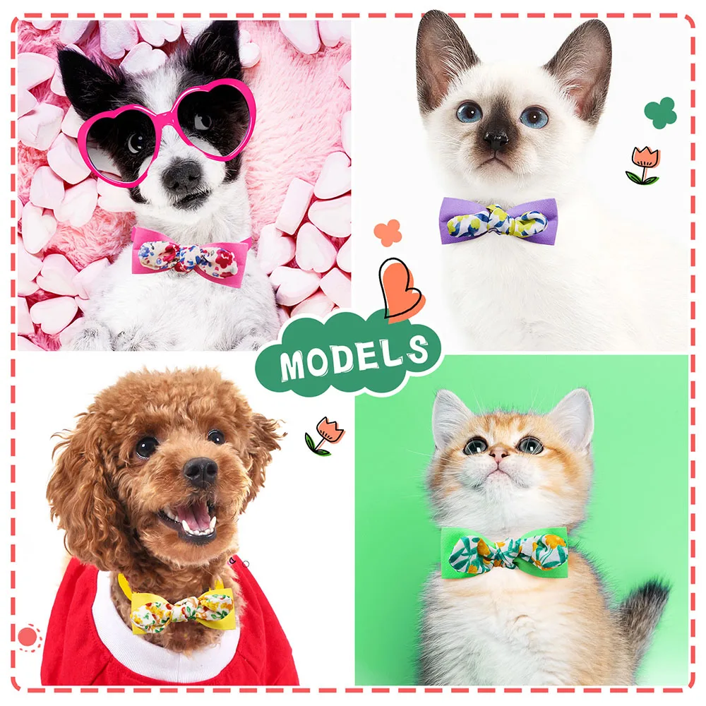 40pcs Small Dog Cat Bowties Fashion Cute Bow Ties For Dogs Grooming Accessories Dog Neckties Puppy Small Dogs Supplies - Image 6