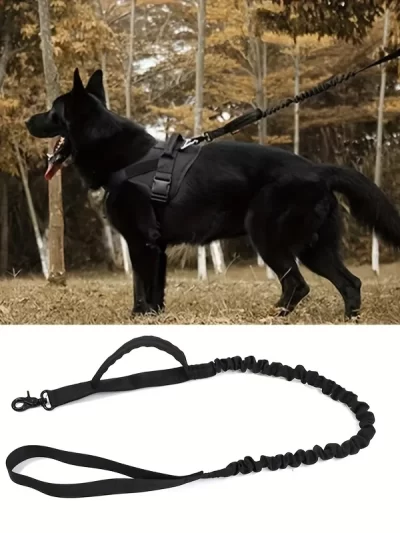 Pet Traction Rope Tactical Dog Leash Outdoor Training Large DogsRetractable Explosion-proof Dog Leash