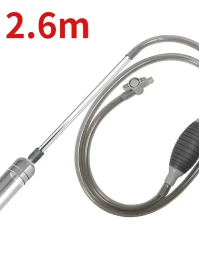 1.5m/1.7m/2.6m Aquarium Manual Water Changer  Fish Tank Air Pump Cleaning Tools Handheld Aquarium Cleaner Vacuum Siphon Pump