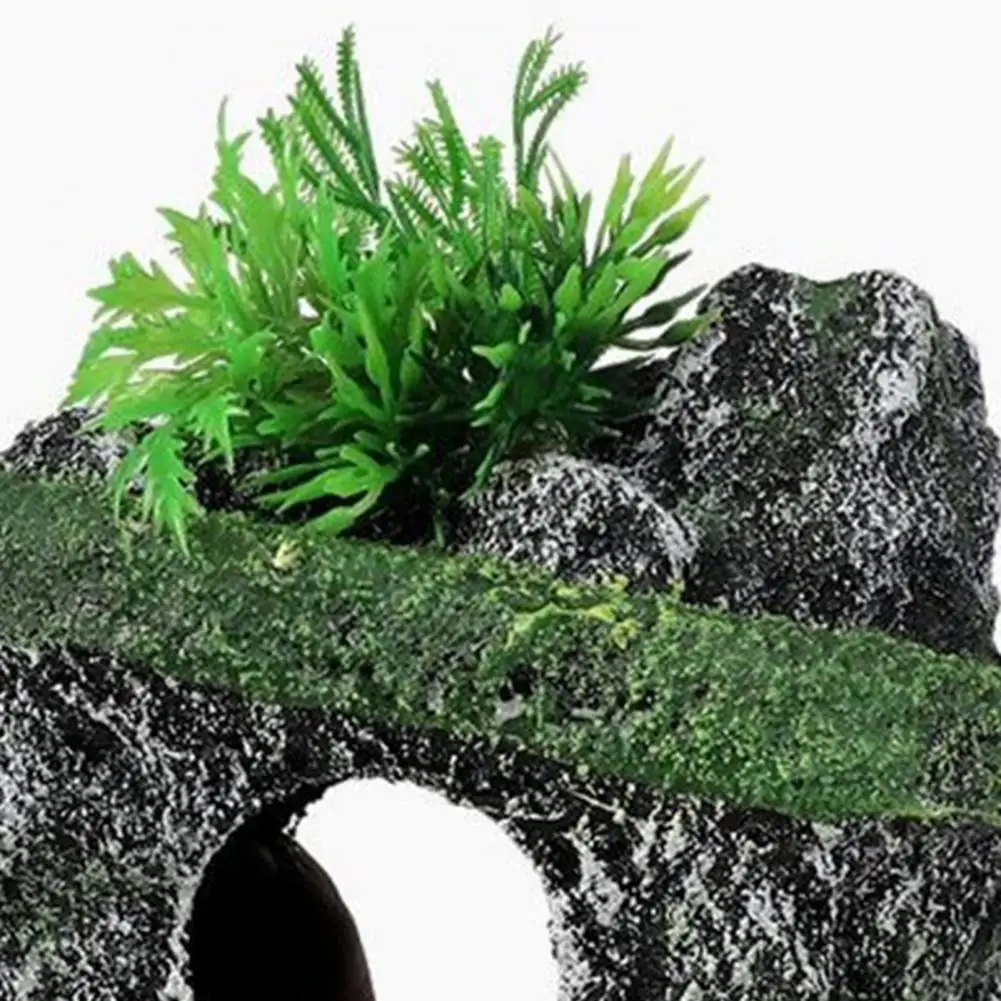 Fish Tank Artificial Stone Decoration Miniature Aquarium Float Moss Rock Landscaping Betta Cave Hideout Shelter Fish Tank Decor - Image 14