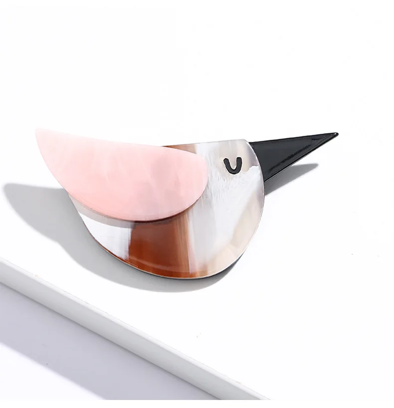 SKEDS Fashion Women Men Acrylic Bird Brooch Pin Creative Simple Trendy Badges For Unisex Bag Clothing Accessories Brooches Gift - Image 19