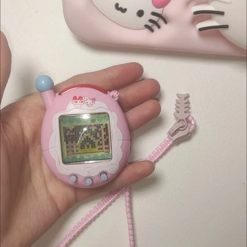 Tamagotchi Anime Electronic Pet Game Machine Kawaii Mimitchi with Necklace Game Machine Keychain Backpack Pendant Mametchi Gift - Image 3