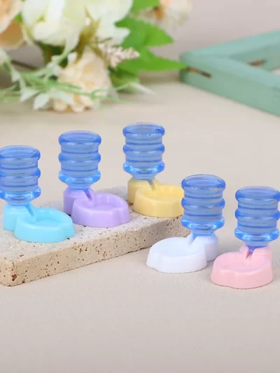 1/12 Dollhouse Mini Pet Water Dispenser Model Furniture Accessories For Doll House Decor Ornaments Kids Pretend Play Toys
