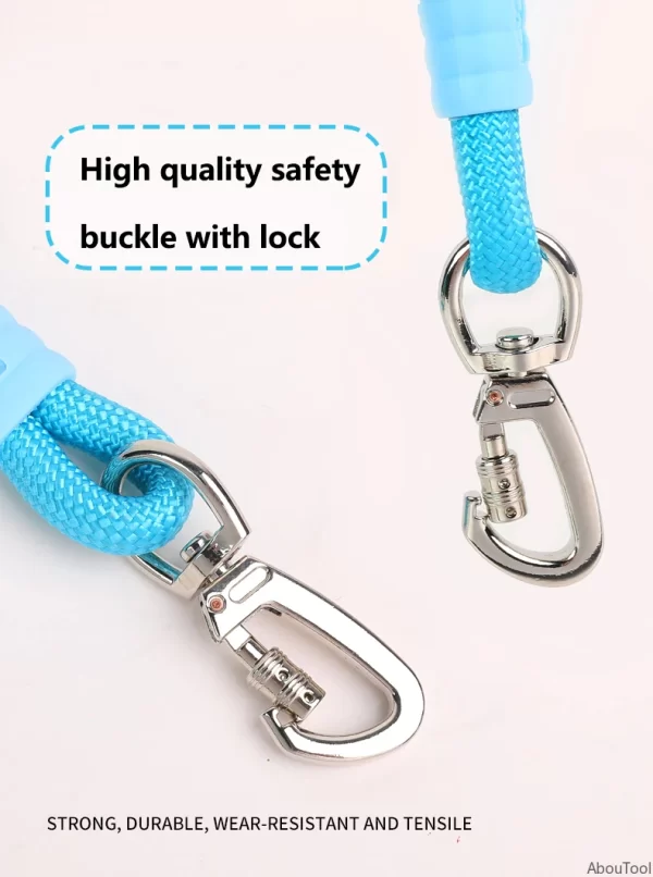 Versatile Pet Traction Leashes with Foam Handle Hand Free Dog Leash for Pet Walking Running Adjustable Sizes Pet Supplies - Image 5