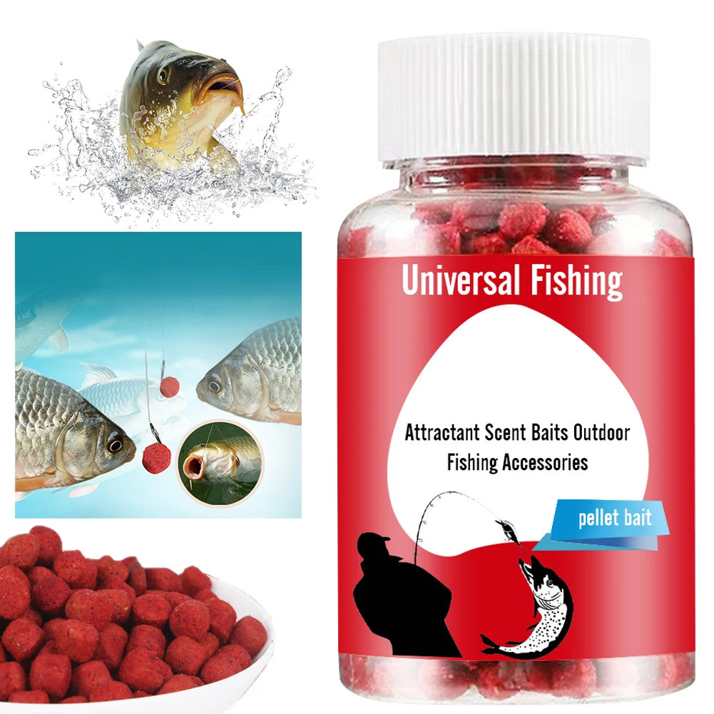 Fish Attractant Fishing Groundbait Universal Concentrated Fish Bait Fishing Food Bait Aquatic Feed for Freshwater Fishing