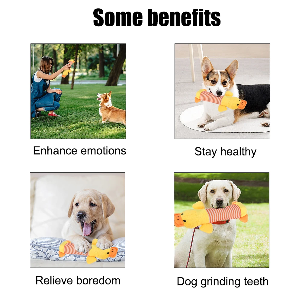 Dog Cat Fleece Toys Elephant Duck Pig Chicken Legs Pet Funny Plush Toys Fit for All Pets Popular Squeak Chew Sound Dolls - Image 6