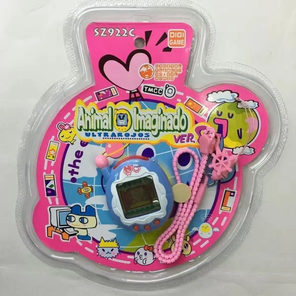Tamagotchi Anime Electronic Pet Game Machine Kawaii Mimitchi with Necklace Game Machine Keychain Backpack Pendant Mametchi Gift - Image 6