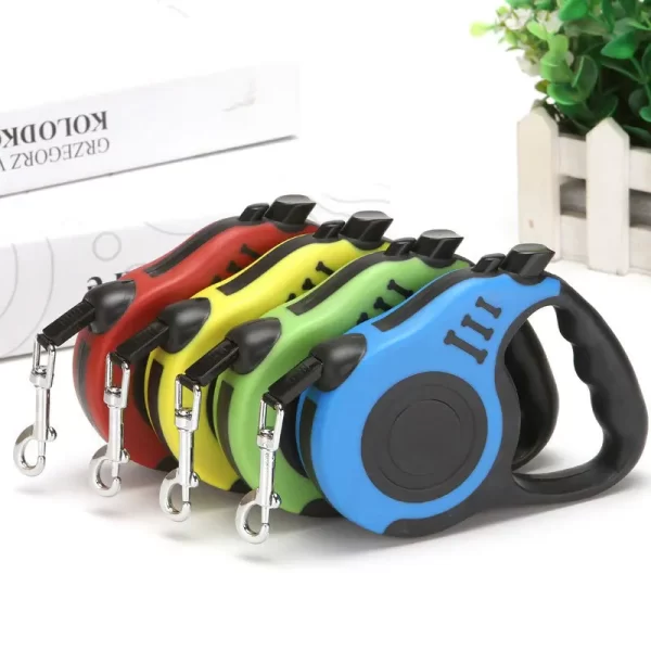 3m 5m Dog Leash for Small Dogs Cat Automatic Retractable Durable Nylon Lead Puppy Outdoor Travel Walking Hiking Traction Rope - Image 3