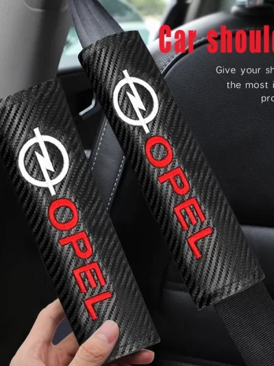 1/2pcs Car Safety Seat Belt Cover Shoulder Protector Pads For Opel Astra h Insignia Corsa Vectra Zafira Meriva Mokka Accessories