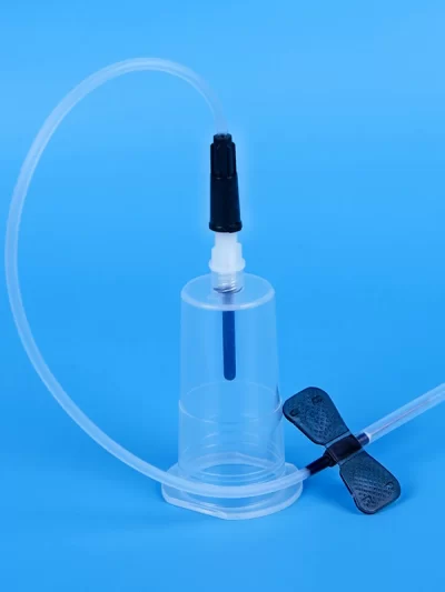 50pcs Disposable Scalp Safety Blood Collection needle + 50pcs Plastic Needle holder Combination Pet Medical