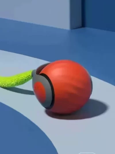 Dog toys automatic dog walking ball pet puppy self-exciting and biting electric smart dog jump ball tool