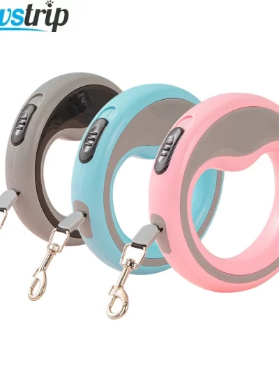 250cm/98.43in Automatic Retractable Dog Leash Outdoor Training Pet Leash for Small Medium Dog Durable Puppy Lead Dog Accessories