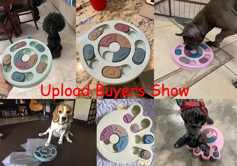 Dog Puzzle Toys Slow Feeder Interactive Increase IQ Food Dispenser Non-Slip Slowly Eating Bowl Cat Dogs Food Games - Image 13