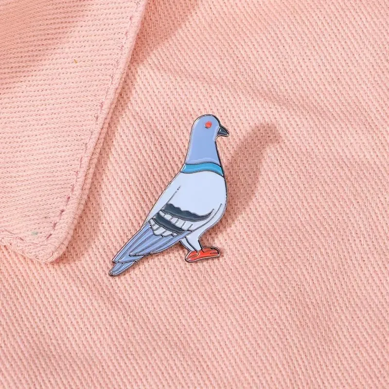 Creative Animal Cute Bird Metal Badge Alloy Cross Border Peace Pigeon Brooch Chest Flower Clothing Accessories for Friends Gifts - Image 8