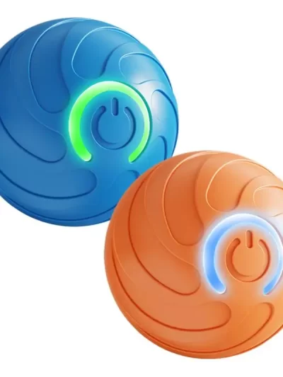 Smart Pet Toys Ball Electric Automatic Jumping Rolling Ball Interactive Game Rechargeable Moving Puppy Touch Activated Toy