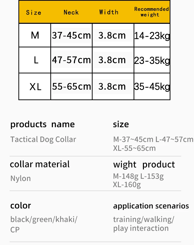 Tactical Dog Collar For Medium And Large Dogs: Suitable For All Breeds, Adjustable And Durable - Image 13